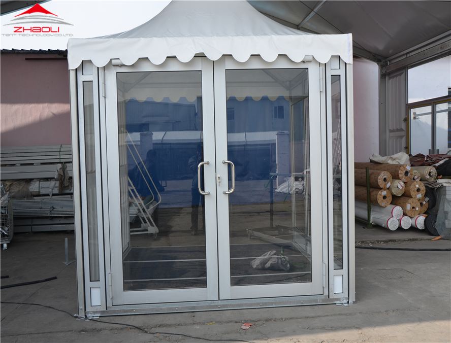 3m Pavilion Tent With Glass Wall